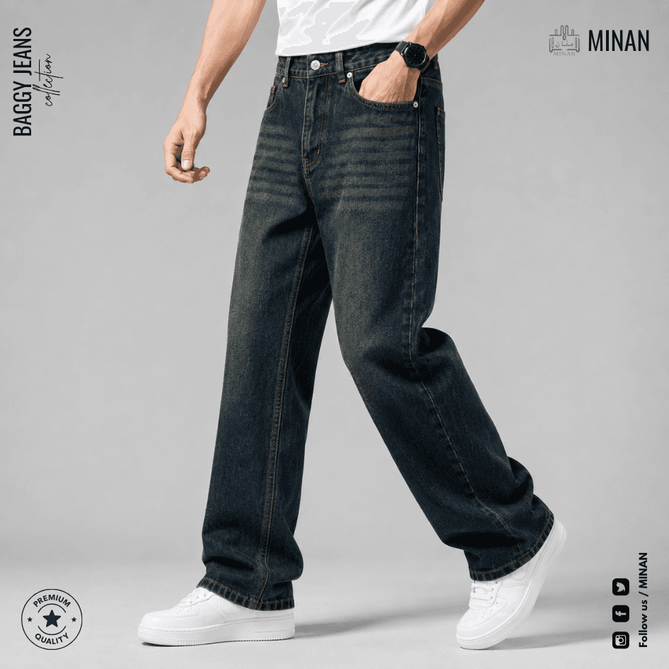 Vintage Tint Baggy Denim Jeans