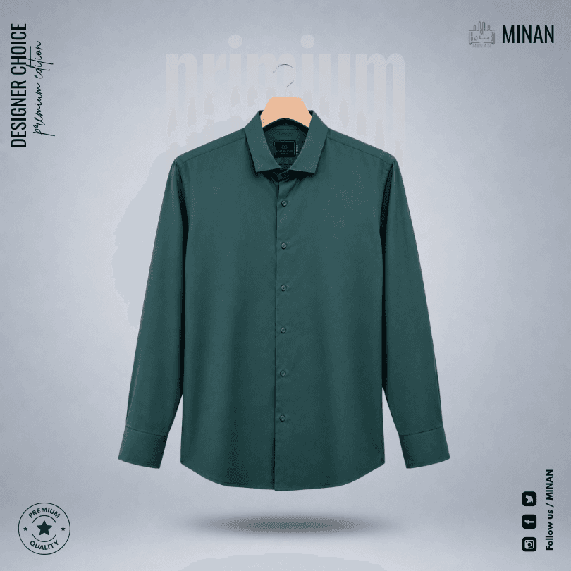 Emerald Forest Full Sleeve Solid Shirt