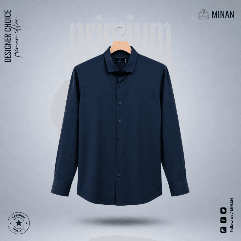 Midnight Navy Full Sleeve Solid Shirt