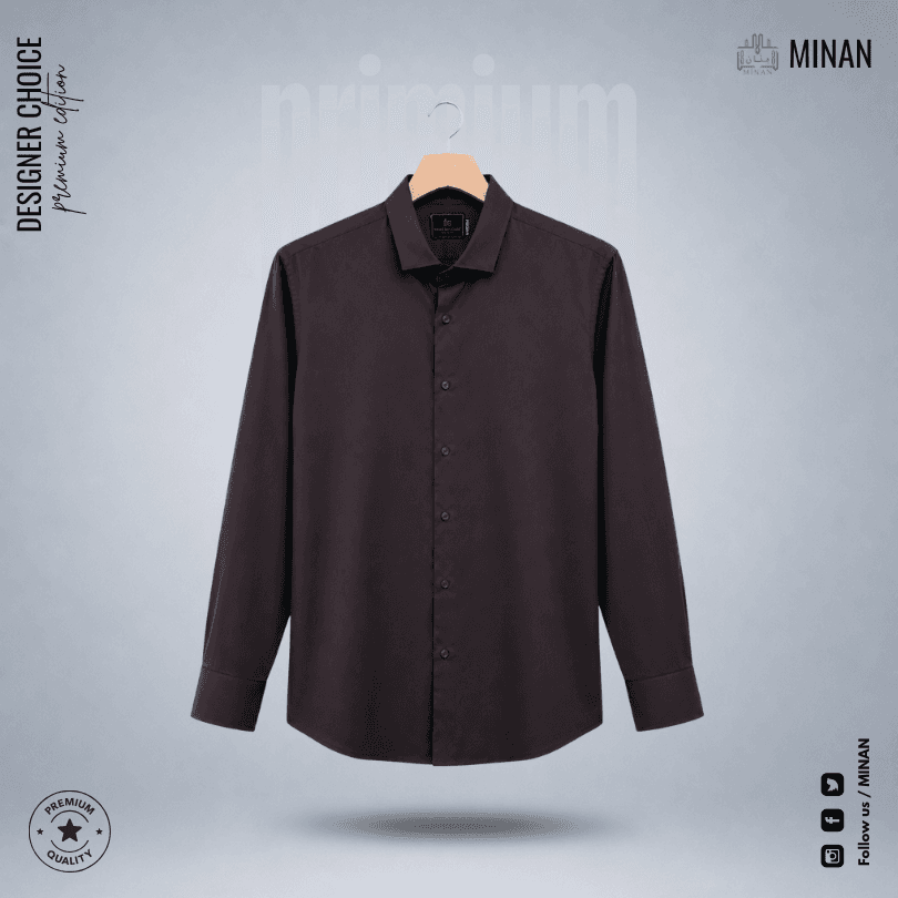 Espresso Brown Full Sleeve Solid Shirt