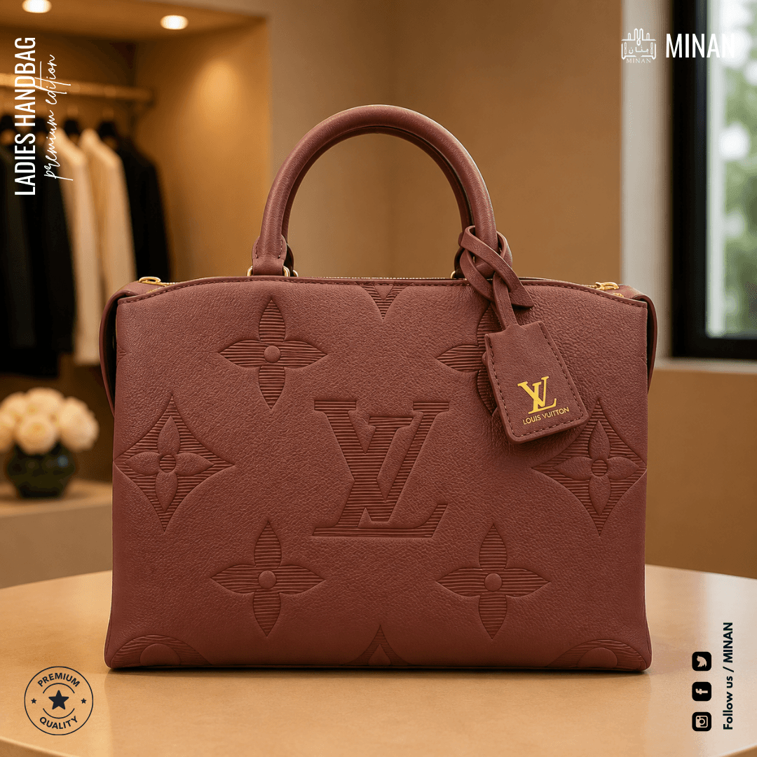 Terracotta Embossed Structured Tote