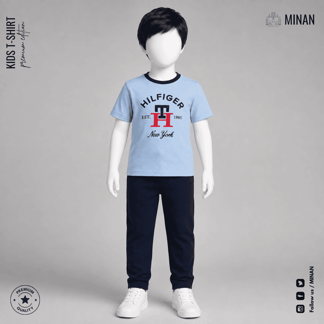 Varsity Blue Kids Graphic T-Shirt
