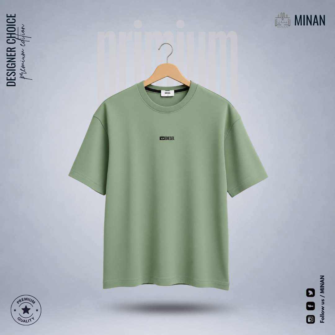 Mint Sage Oversized Essential Tee