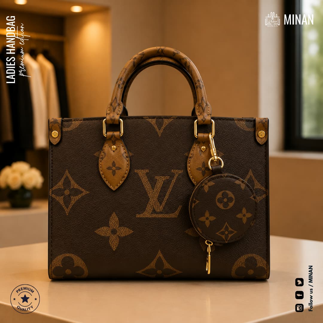 Vintage Monogram Structured Tote